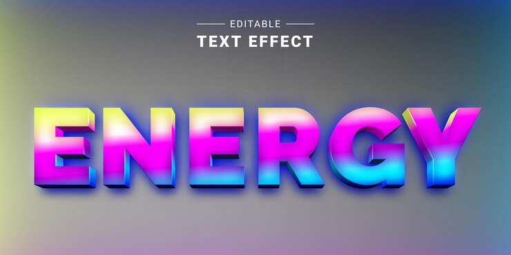Vector editable text effect for illustrator