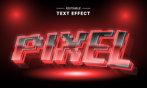 Vector editable text effect for illustrator