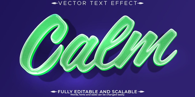 Vector editable text effect modern 3d creative and minimal font style