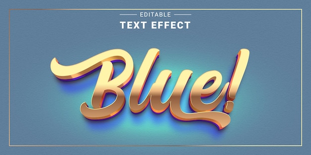 Editable text effect in modern trendy style Lettering Art