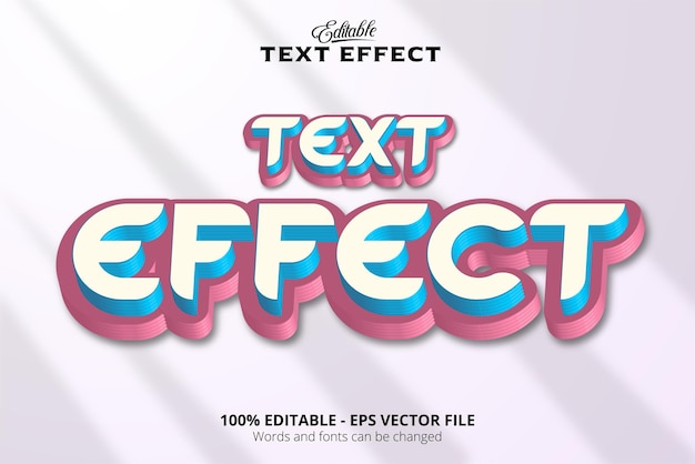 editable text effect pink background 3d style text effect