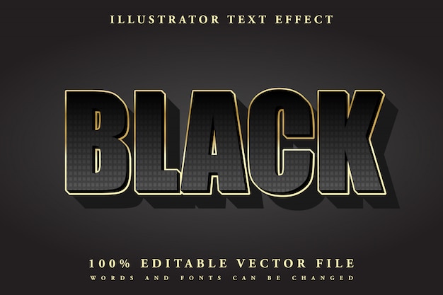 Vector editable text effect   premium