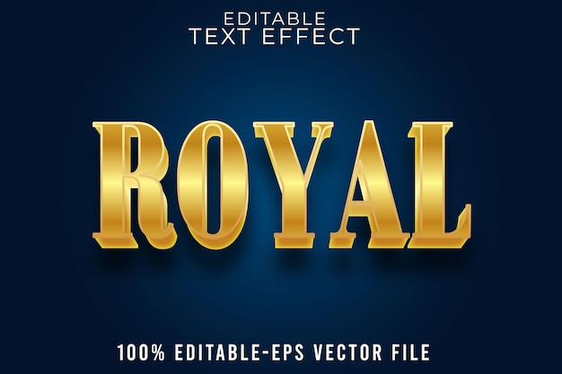 EDITABLE TEXT EFFECT ROYAL WITH LUXURY STYLE