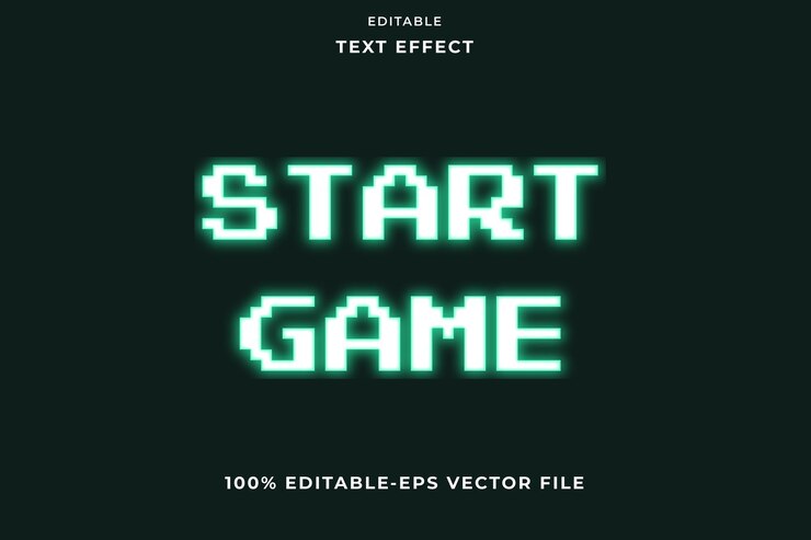 РЕДАКТИРУЕМЫЙ ТЕКСТ ЭФФЕКТ НАЧАТЬ ИГРУ