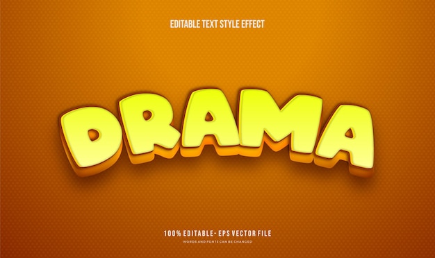 Vector editable text effect text style effect cartoon editable fonts vector files