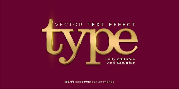 Editable text effect type 3d style illustrations