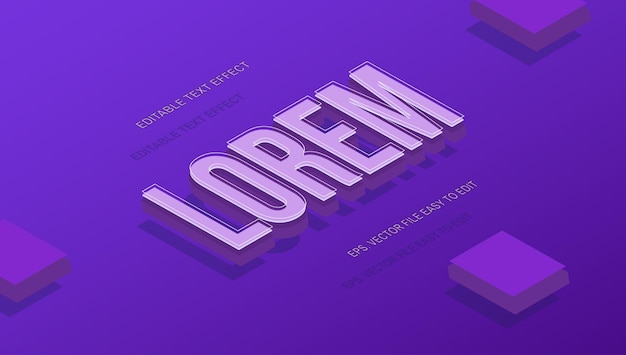 편집 가능한 텍스트 효과 ui ux 3d 스타일