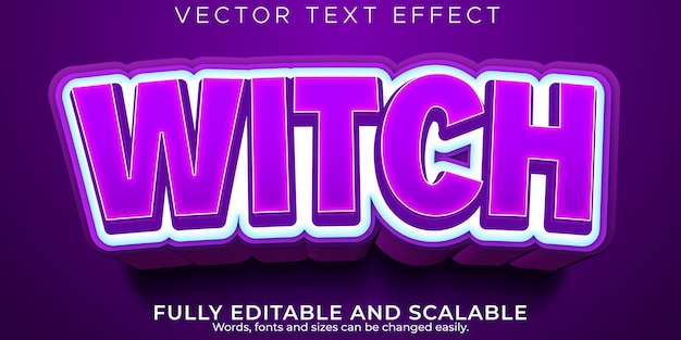 Vector editable text effect zombie, 3d horror and scary font style