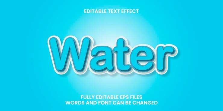 Editable Text Effect