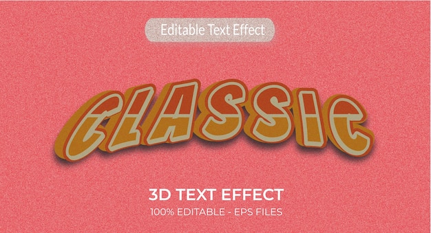 Editable Text Effect