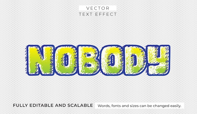 Editable Text Effect