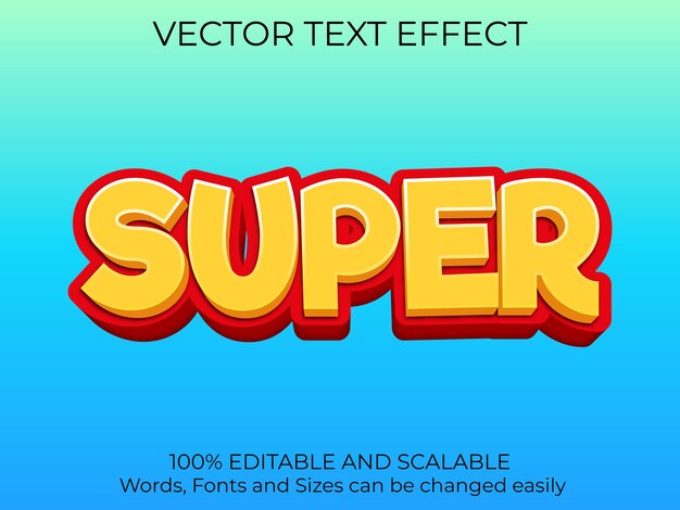 editable text effect