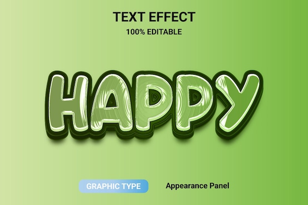 Editable Text effect