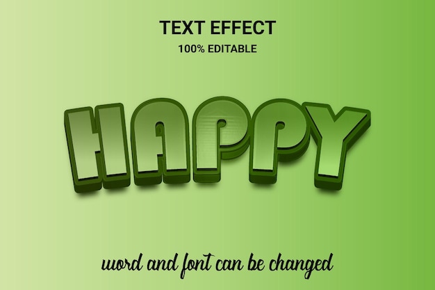 Editable Text effect