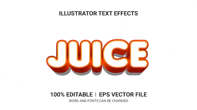 Editable text effects-Juice text effects