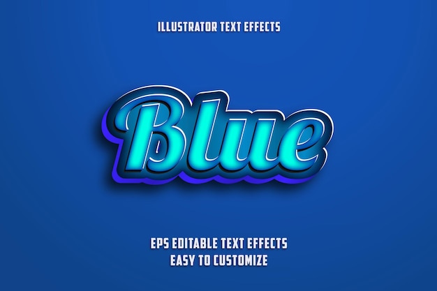 Editable text effects style