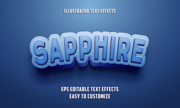 Editable text effects style