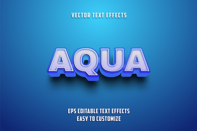 Editable text effects style