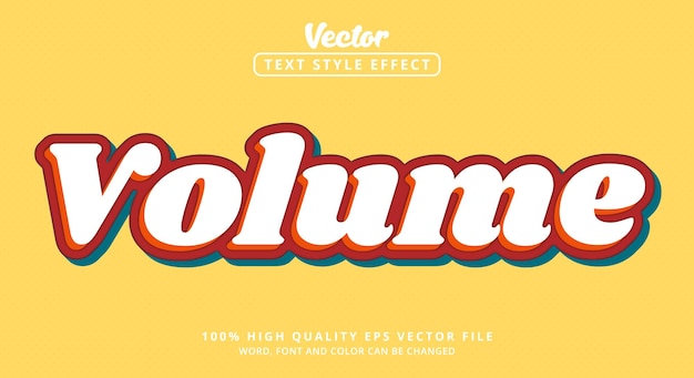 Editable text effects Text Volume layered styles and color combinations are happy and beautiful