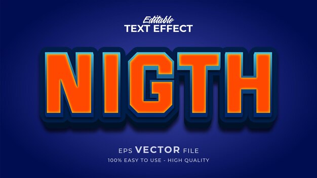 Editable text style effect - comic text style theme