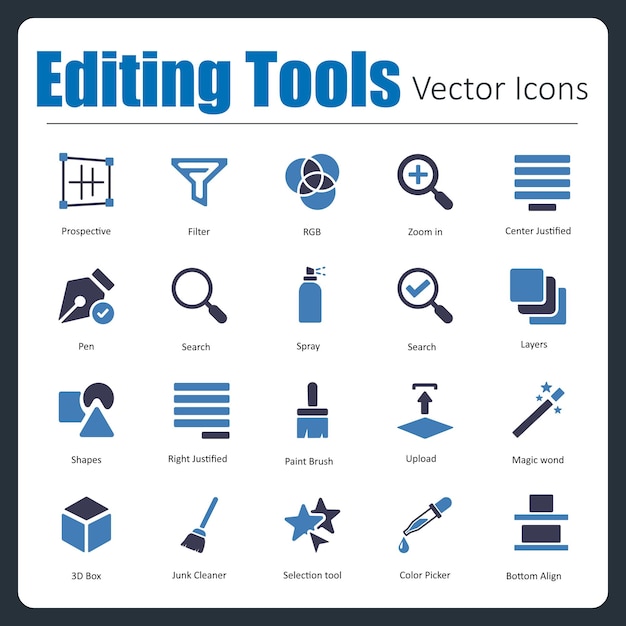 Vector editing tools