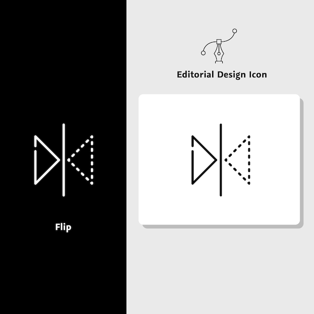 Icona di progettazione editoriale icona di progettazione vettoriale