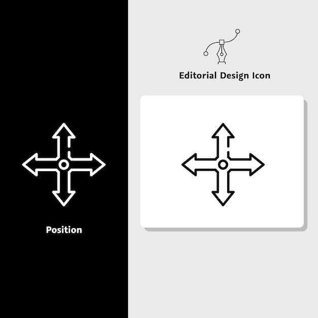 Editorial design icon vector design icon