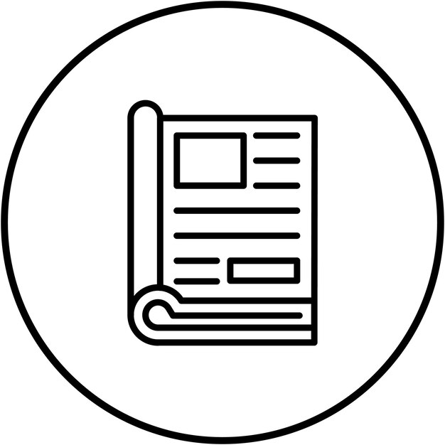 Editorial vector icoontje Kan worden gebruikt voor Journalism icoonset