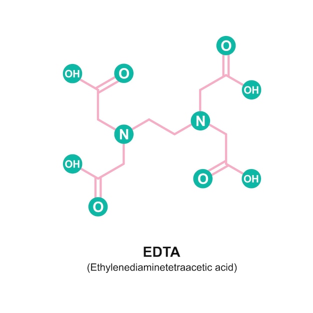 EDTA Ethylenediaminetetraacetic Acid Chemical Formula