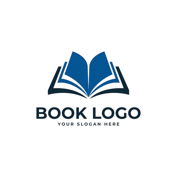 Vector education book logo vector illustration
