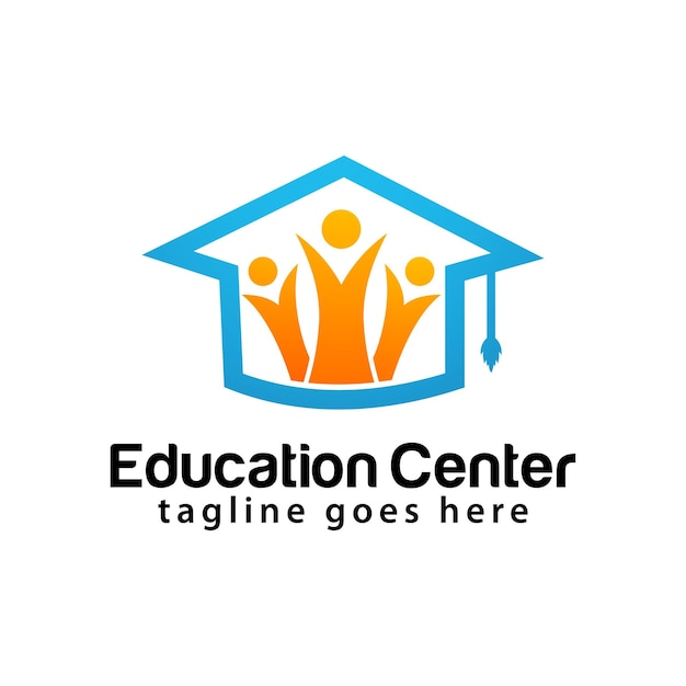 Education center logo design template