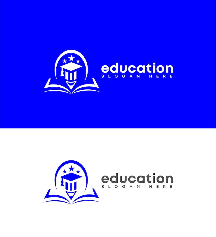 Vector education consultancy logo identity sign symbol template