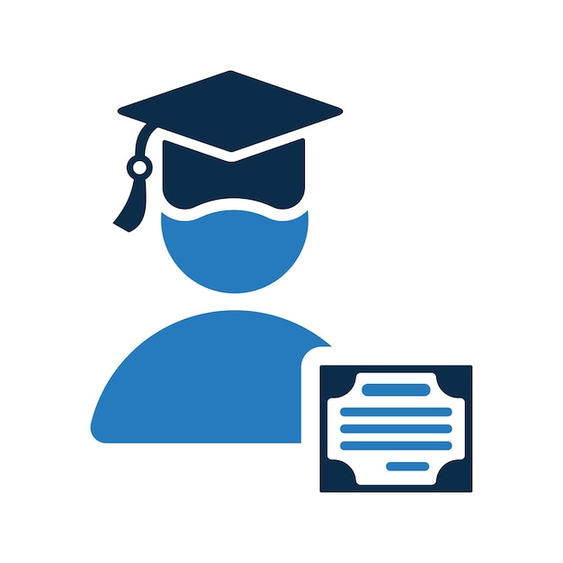 Vector education eligibility fresher icon