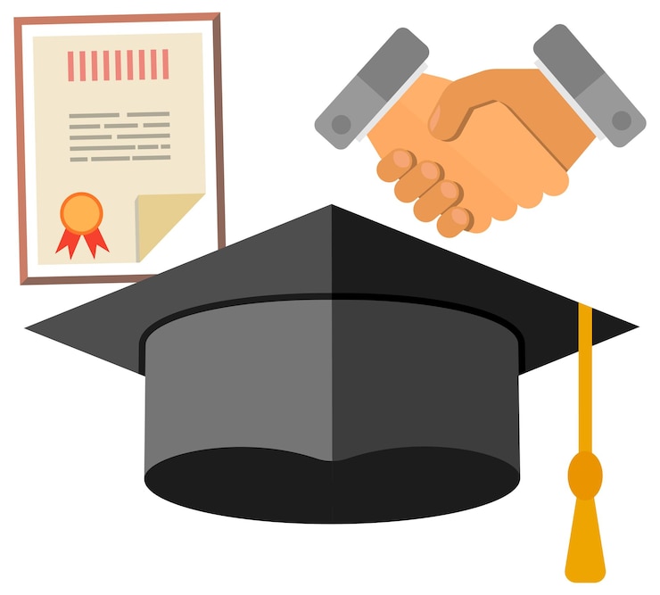 Vector education flat icon set