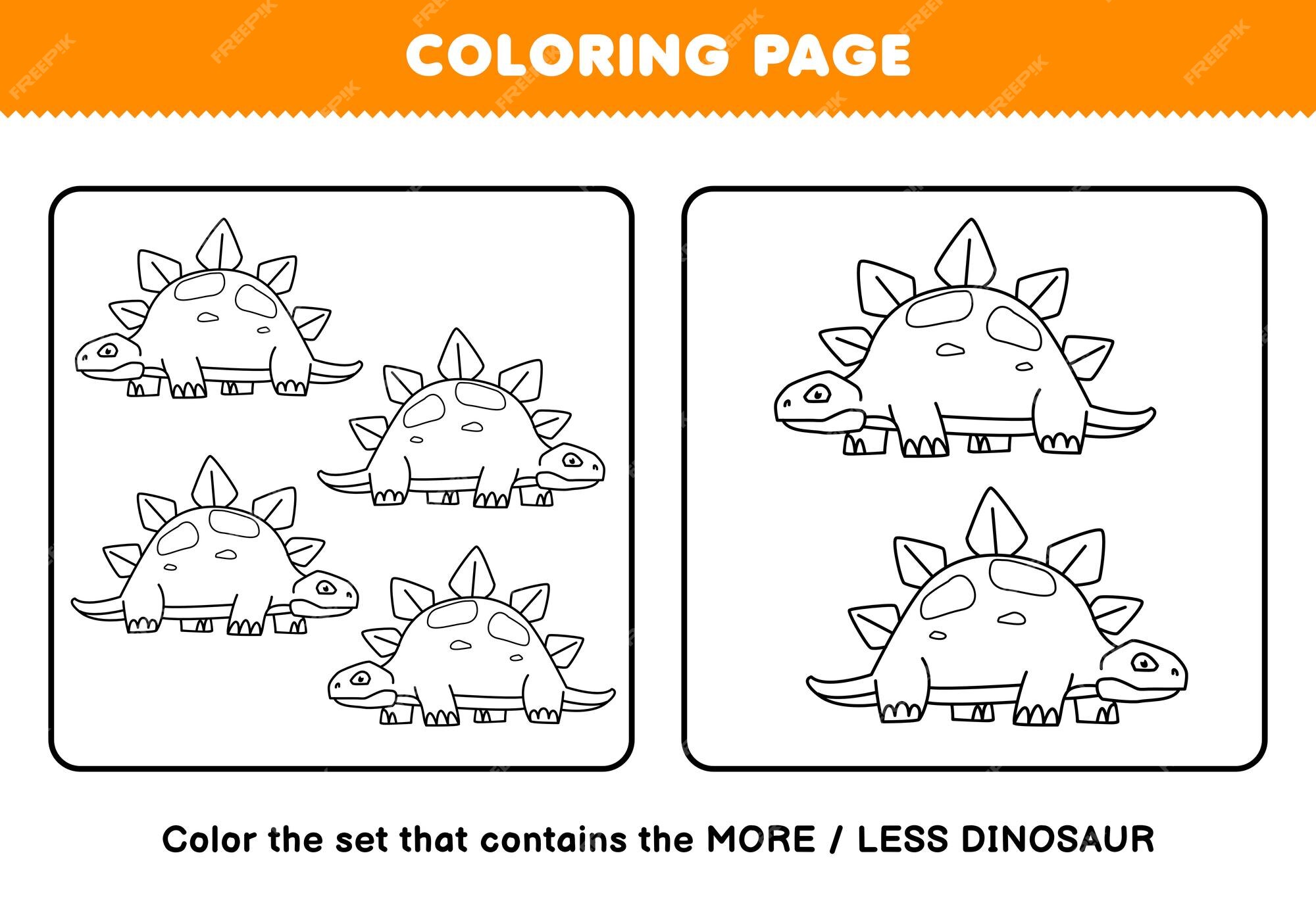 Preschool Dinosaur Games: Colors & More 