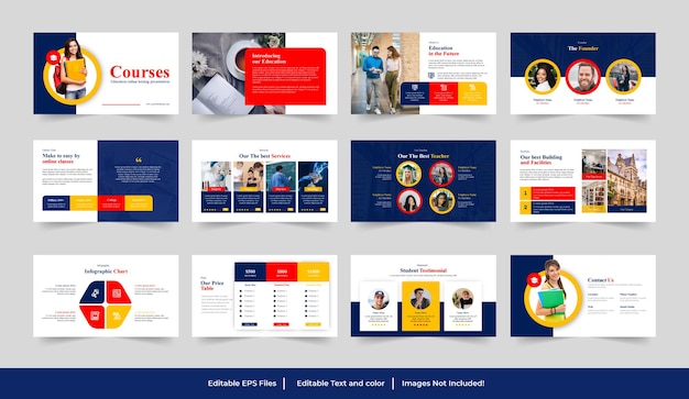 Education google slides presentation template