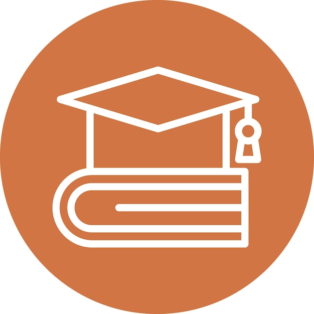 Vector education icon style