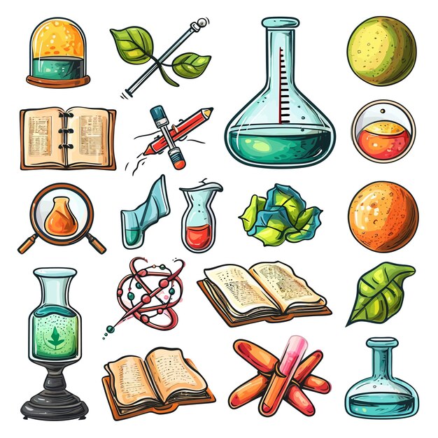 Vector education icons set