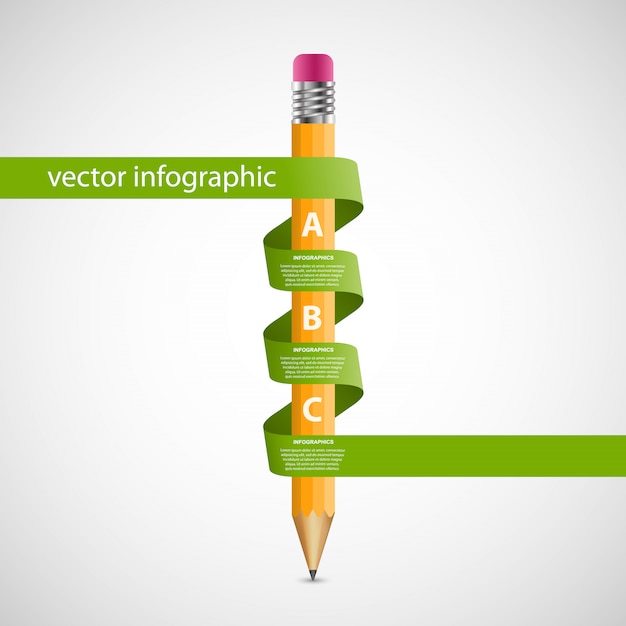 Education infographics design template.