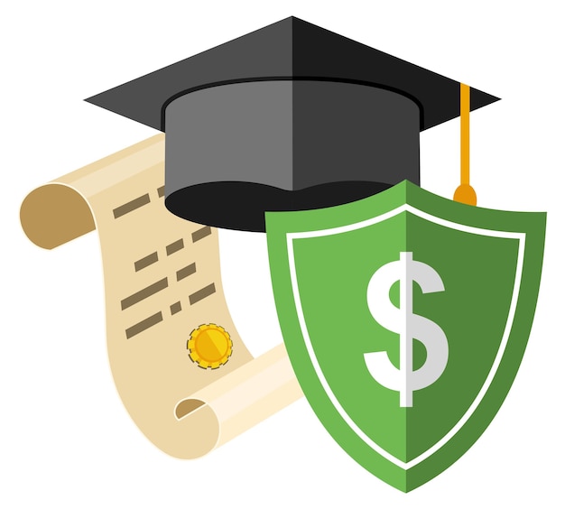 Education Insurance Flat Icon