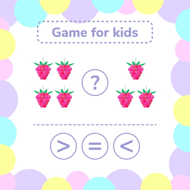  Education logic game for preschool kids