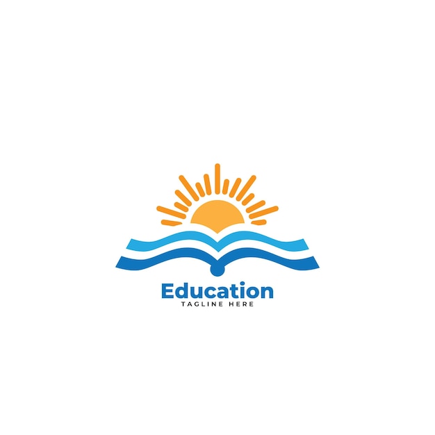 education logo design illustration vector