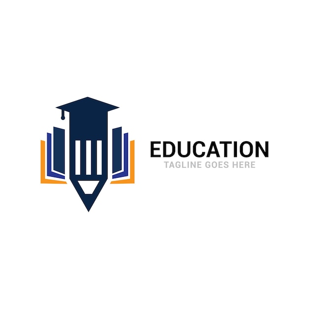 Education logo design template, the concept for academy, graduation.