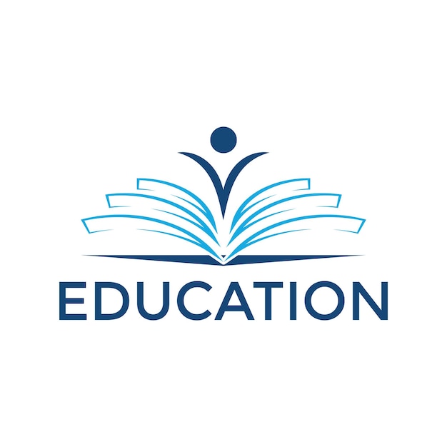 Education logo design vector template