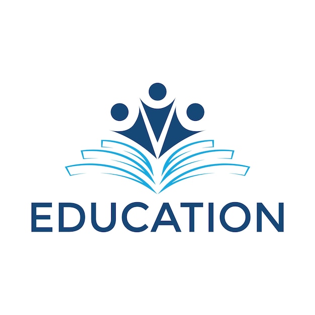 Education logo design vector template