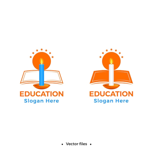 Vector education logo designs