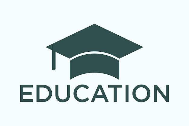 education logo icon design, vector illustration