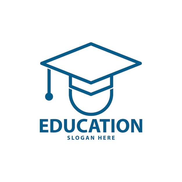 education logo simple minimalist modern