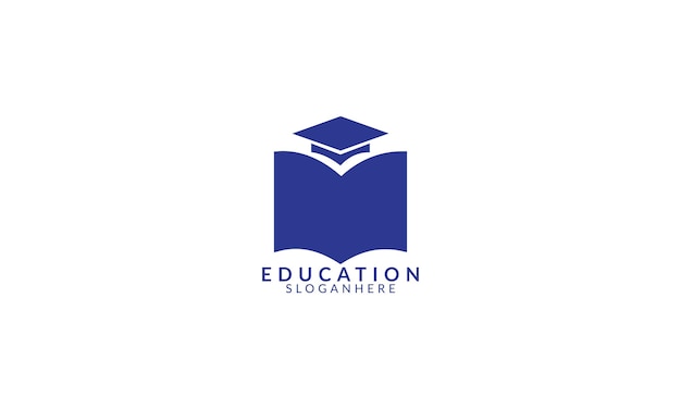 Концепция дизайна шаблона логотипа образования