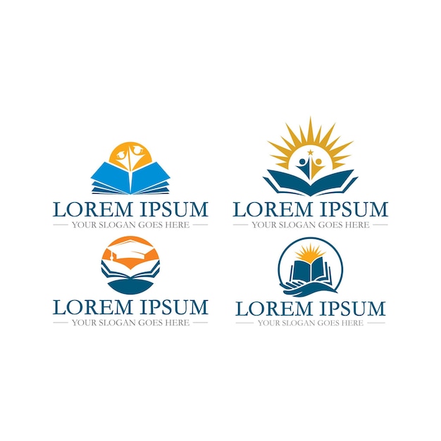 Education logo university logo vector